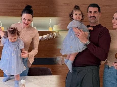 Volkan Demirel ve Zeynep Sever’in minik mutluluğu: Yasmin 1 yaşında!